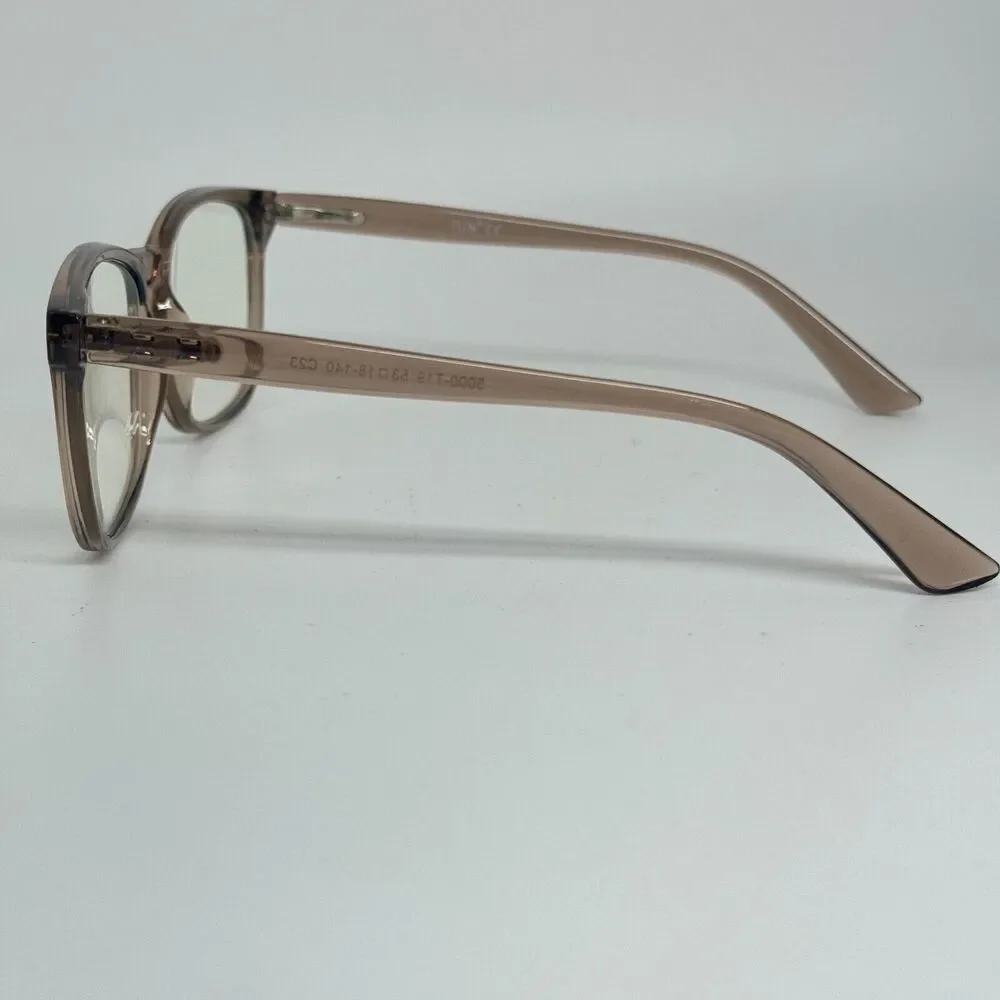 TIJN 5000-T19 Eyeglasses Frames Crystal Brown 53-18-140 H14492‎